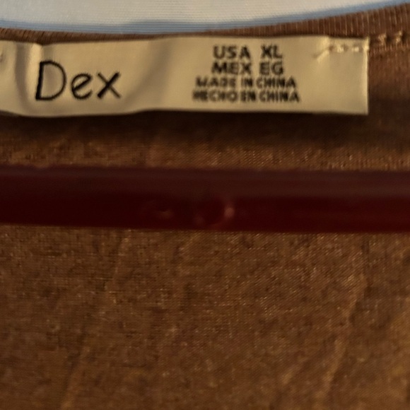 3 XL brown coloured tank tops Dex- Black Tape- Ricki’s the classic new/like new - Picture 9 of 14